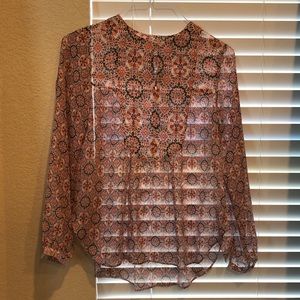 Geometric Printed Blouse